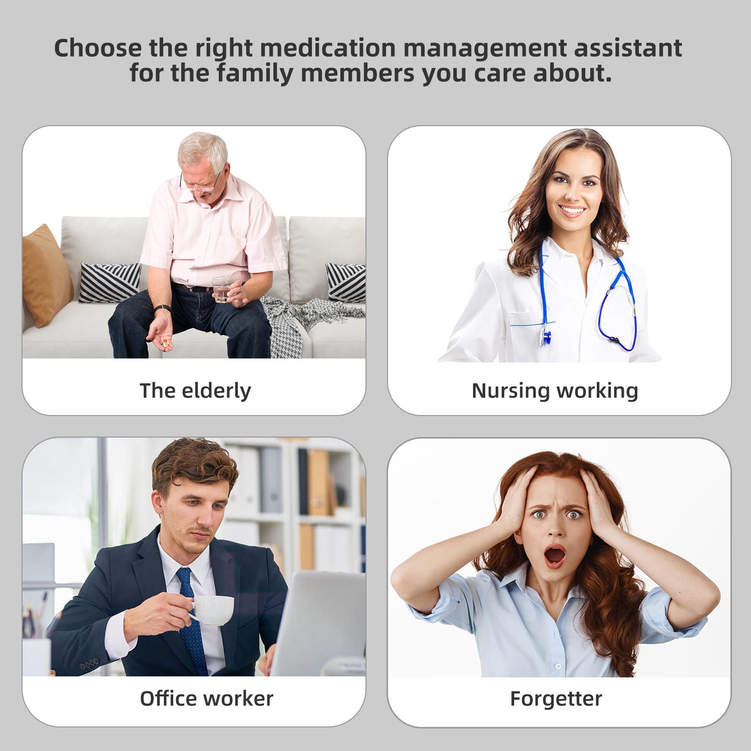 Smart 7-Day Pill Dispenser with Apple Find My Tracking | Electronic Medication Organizer with App Reminder & Alarm Micflip S03