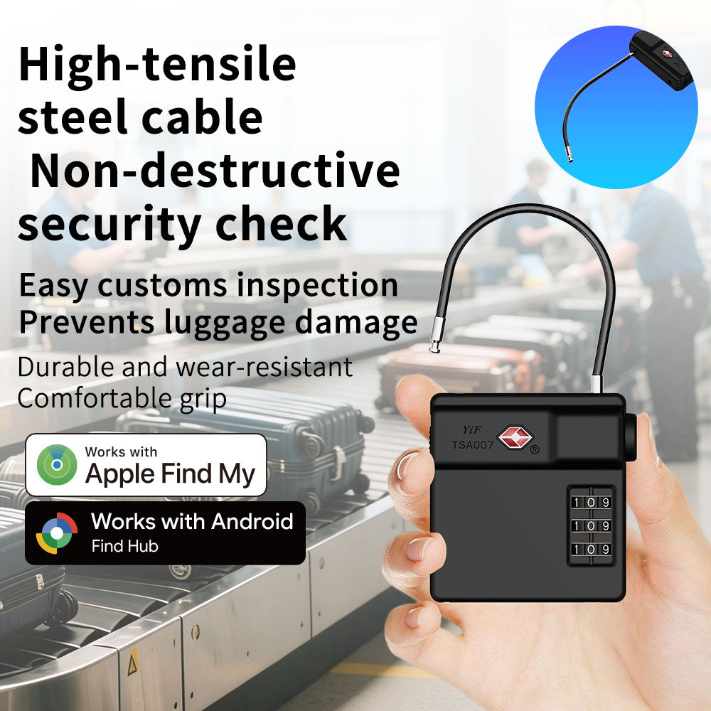 Smart TSA Luggage Lock with Apple Find My K05