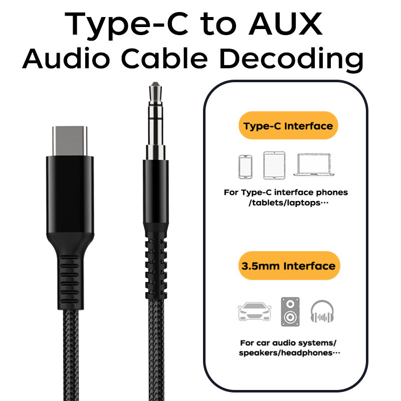 USB-C digital to 3.5 audio cable