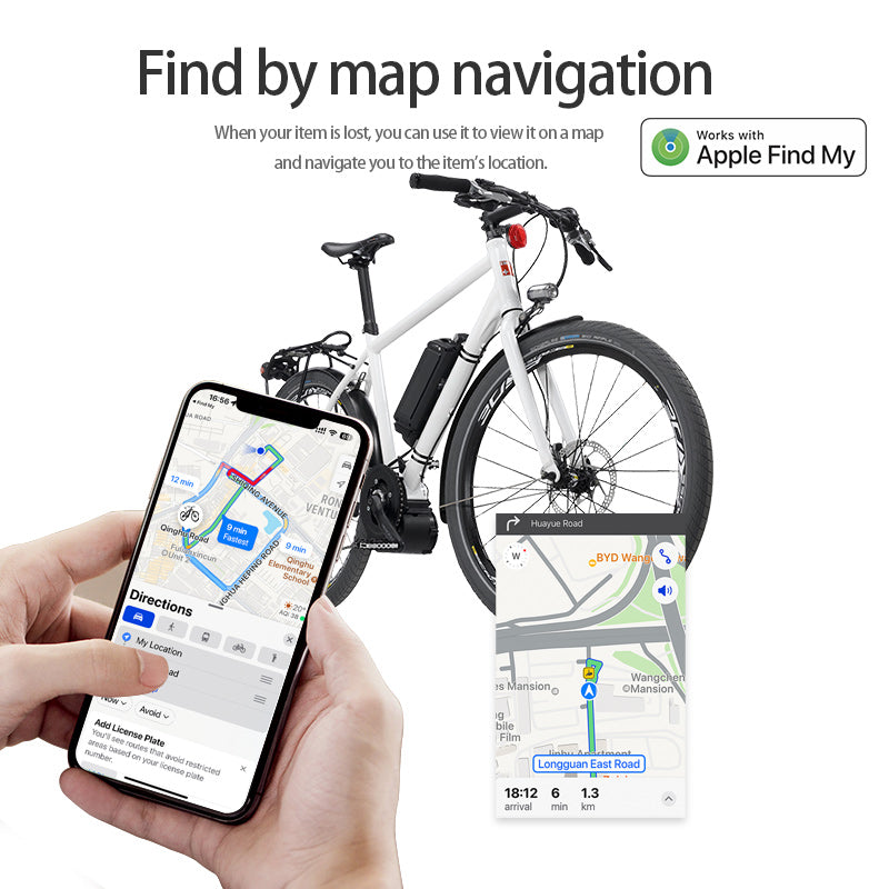 Bike Rear Reflector Anti-theft Bicycle Seatpost Mount for Air tag Gps Tracker Bike Reflector Holder with find my device