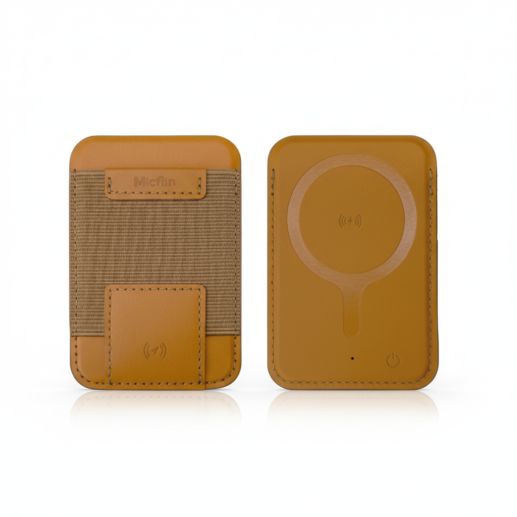 Micflip Smart MagSafe Wallet with Apple 'Find My' Tracking - Ultra-Thin Magnetic Card Holder & GPS Tracker (Rechargeable)