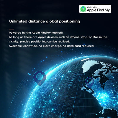 FindEasy Global Smart Tracker | Works with Apple Find My & Samsung SmartThings | Anti-Loss Key Finder Micflip P19
