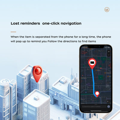 FindEasy Global Smart Tracker | Works with Apple Find My & Samsung SmartThings | Anti-Loss Key Finder Micflip P19