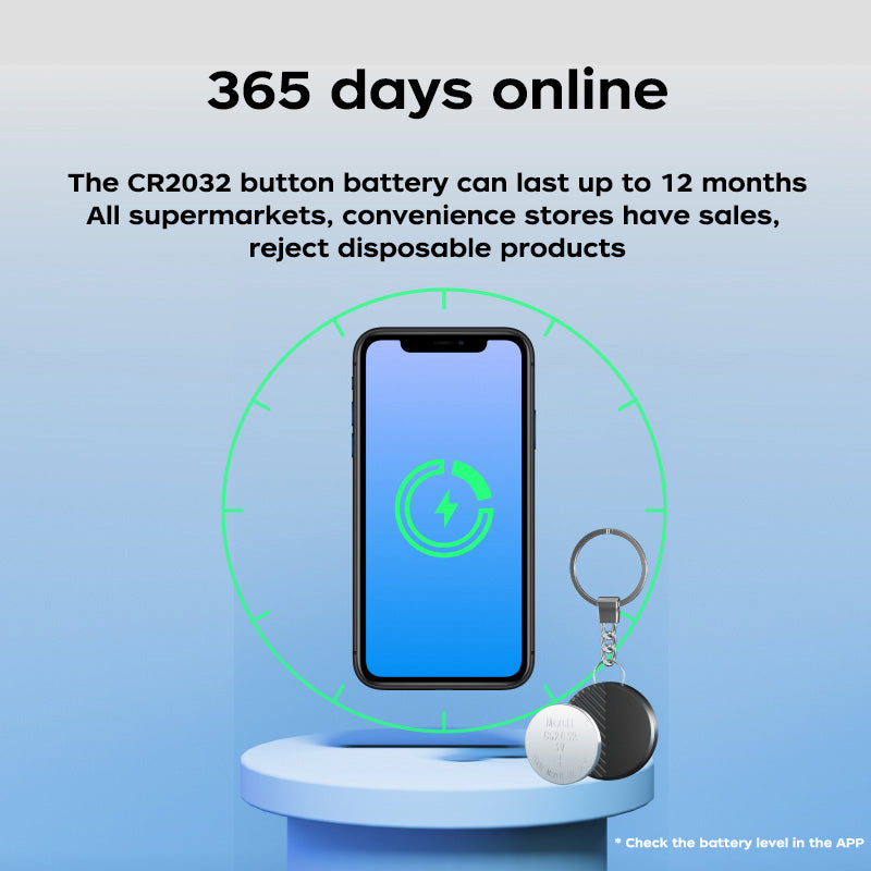 FindEasy Global Smart Tracker | Works with Apple Find My & Samsung SmartThings | Anti-Loss Key Finder Micflip P19