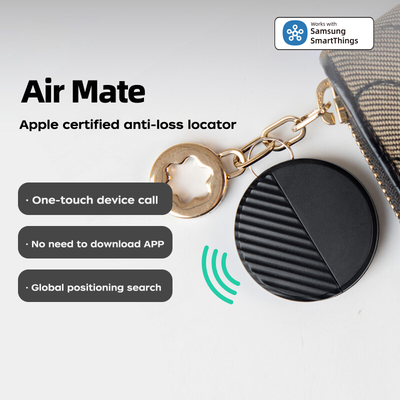 FindEasy Global Smart Tracker | Works with Apple Find My & Samsung SmartThings | Anti-Loss Key Finder Micflip P19