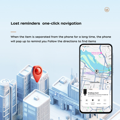 FindEasy Global Smart Tracker | Works with Apple Find My & Samsung SmartThings | Anti-Loss Key Finder Micflip P19