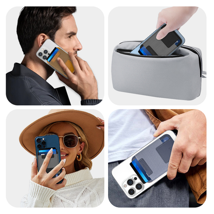 Micflip Smart MagSafe Wallet with Apple 'Find My' Tracking - Ultra-Thin Magnetic Card Holder & GPS Tracker (Rechargeable)