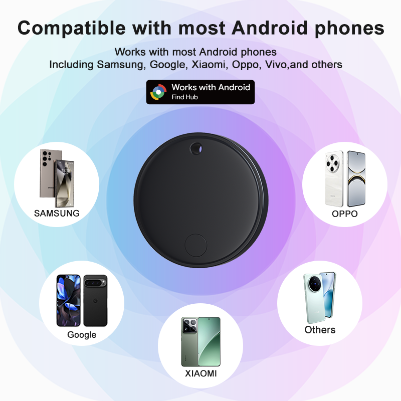 Smart GPS Tracker Mini Tag for Google Find My APP Anti Lost Reminder Device Android Locator Car Key Pet Kids Finder