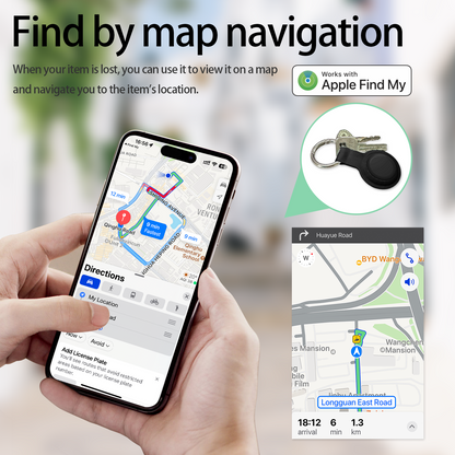 Micflip Bluetooth GPS Tracker Smart Tag With Apple Find My AirTag Locator