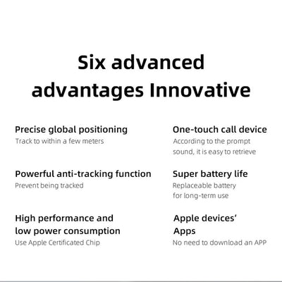 Apple MFi certified low power smart tracker Micflip P03