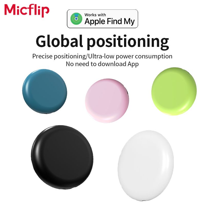 Micflip Smart Air tag Work with Apple Find My