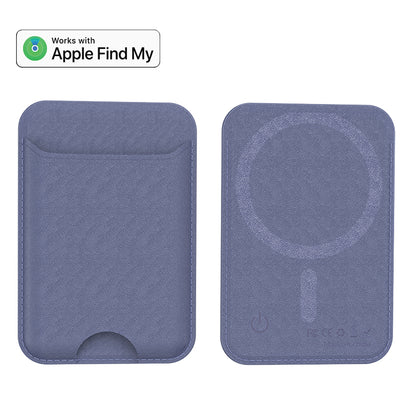 MagSafe Wallet with Apple Find My Support - Magnetic SIM Card Holder for iPhone 17/16/15/14/13/12 Series - Ultra-thin Leather 7-Card Slot Wallet,IP68 Water Resistant,GPS Support