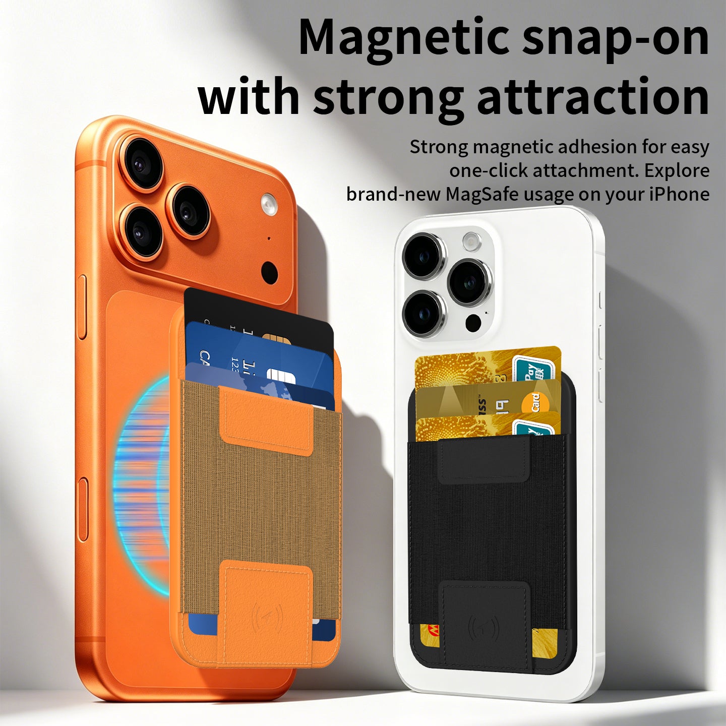 MagSafe Magnetic Wallet Card Holder with Apple Find My
