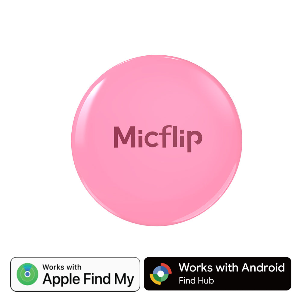 Mini rastreador GPS inteligente para iOS o Android. Etiqueta de seguimiento Bluetooth. Localizador de artículos que funciona con la aplicación Find My de iOS o Find Hub de Google. 