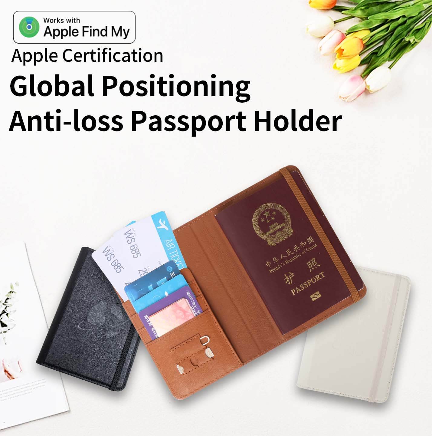El titular del pasaporte trabaja con findmy