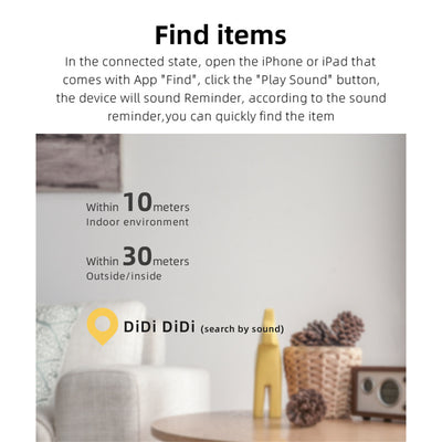 Apple MFi certified low power smart tracker Micflip P03
