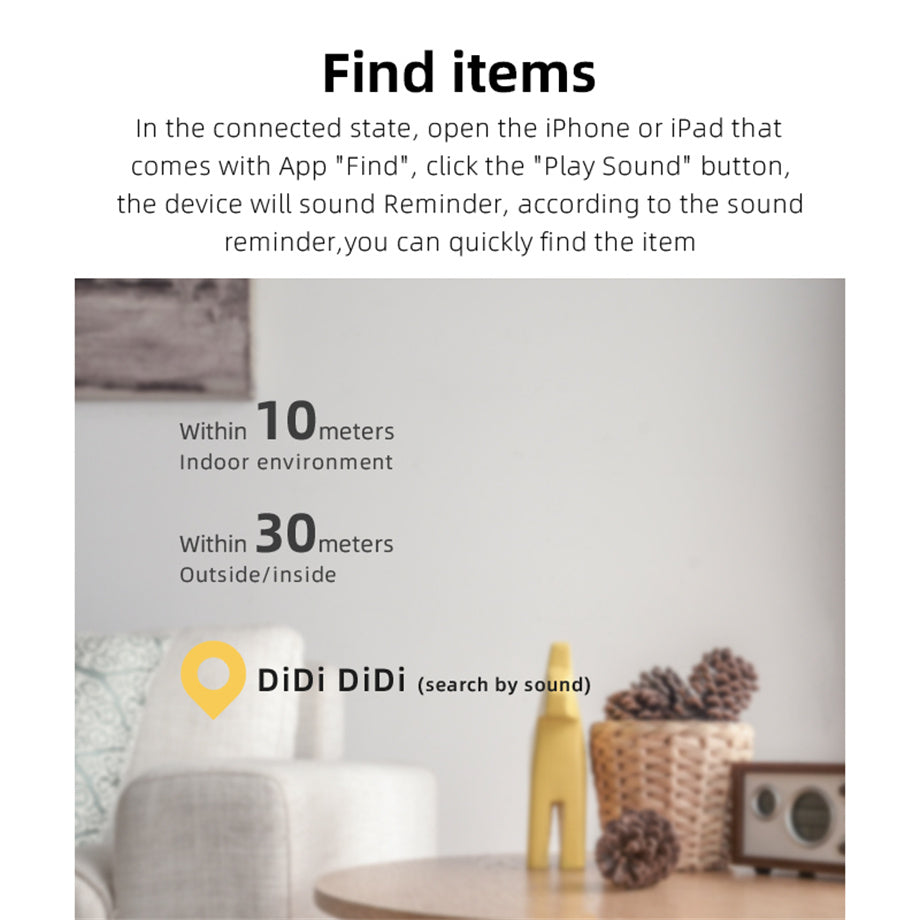 Apple MFi certified low power smart tracker Micflip P03
