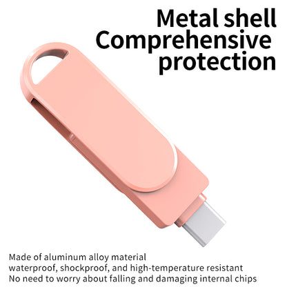 Unidad flash con puertos Lightning/Tipo C/USB A con certificación MFi de Apple: amplíe el almacenamiento de su iPhone/iPad/Android/Harmony OS y haga copias de seguridad de sus archivos de forma segura. 