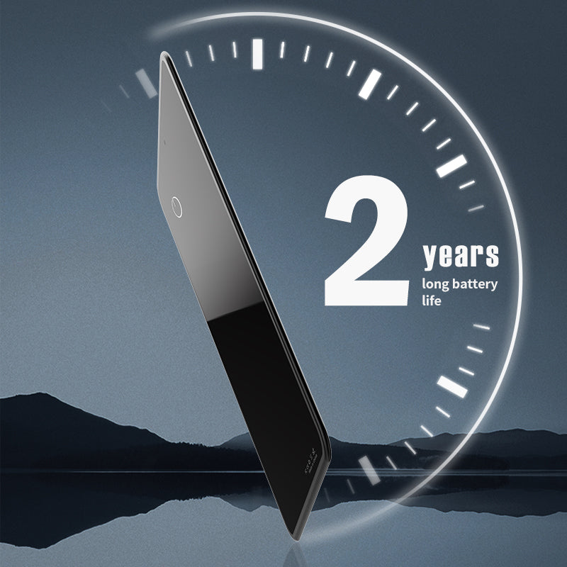 Bluetooth Ultrathin Wallet Finder Card Magnetic Charging Tracker Card Works with Apple Find My (iOS Only) Smart Finder Card