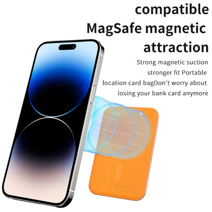 MagSafe Wallet with Apple Find My Support - Magnetic SIM Card Holder for iPhone 17/16/15/14/13/12 Series - Ultra-thin Leather 7-Card Slot Wallet,IP68 Water Resistant,GPS Support