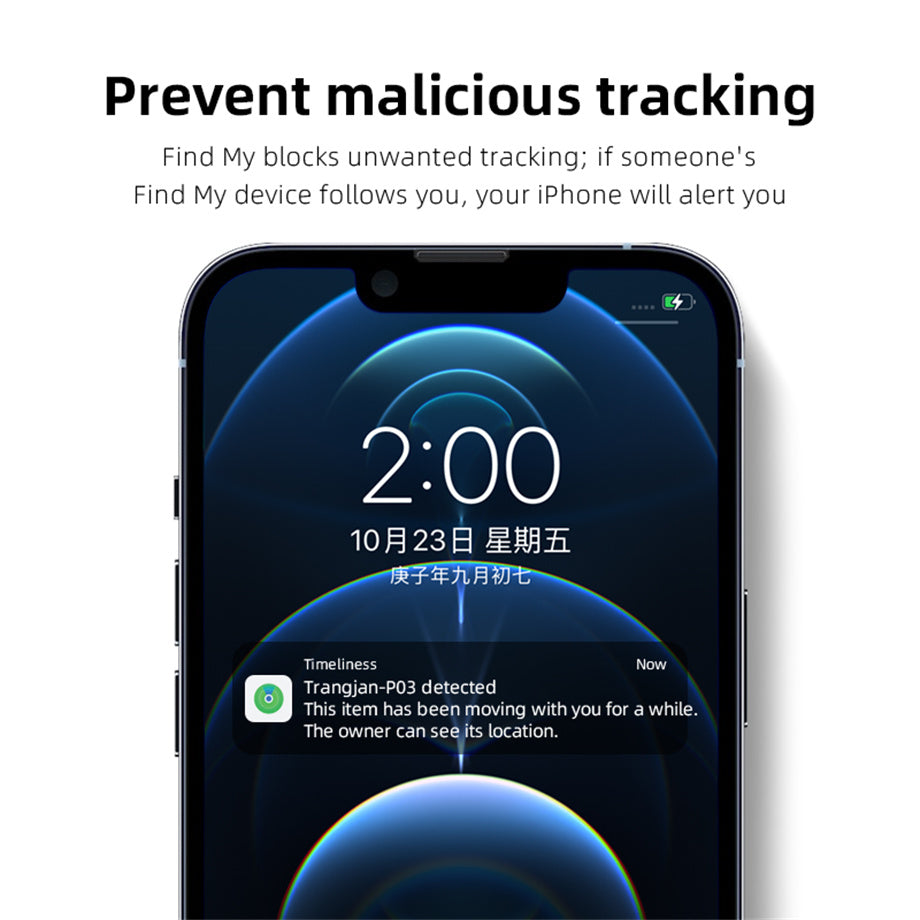 Apple MFi certified low power smart tracker Micflip P03