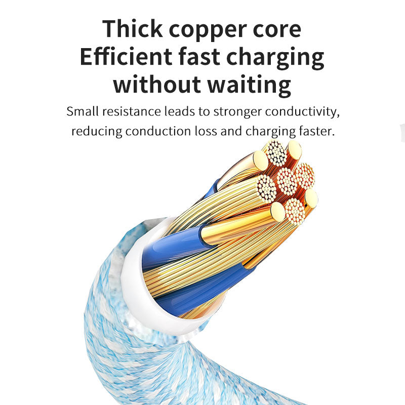 Cable de datos de red trenzada con hermosa carcasa 