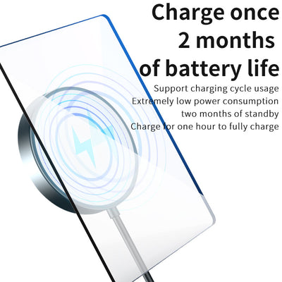 Wireless Charging tracking card wallet GPS locator smart mini tag iphone for apple device work with find my airtag