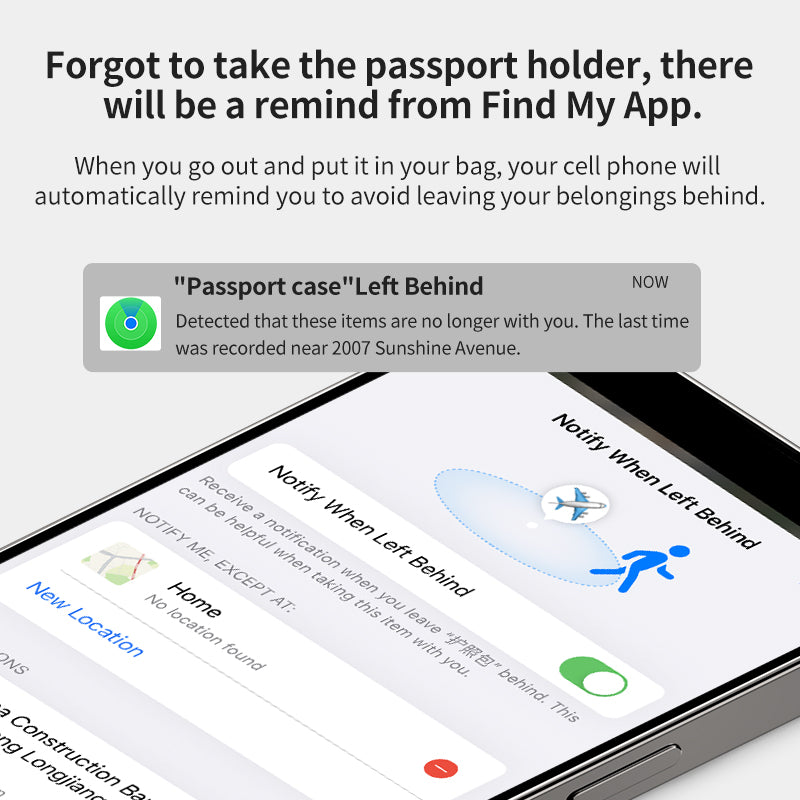Passport Holder work with findmy