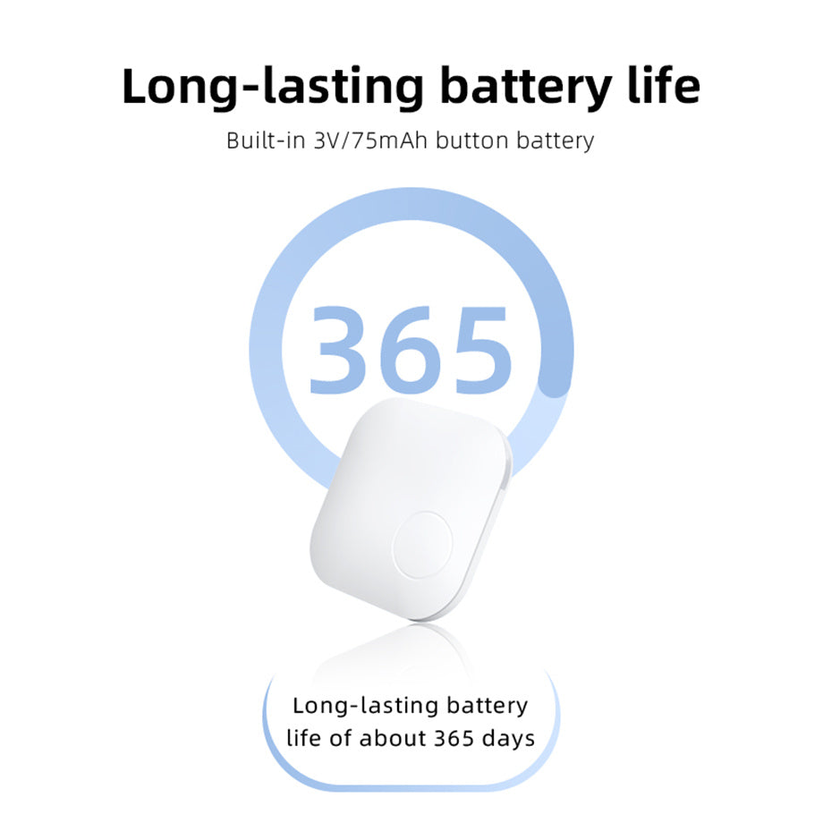 Apple MFi認定の低消費電力スマートトラッカー