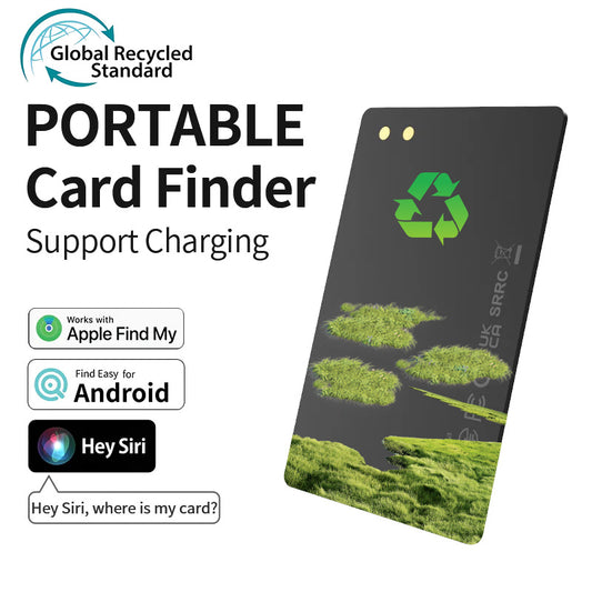 Polymer composite, Wallet tracker, Apple MFi certified, IP67 waterproof