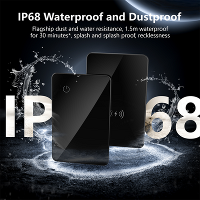 Smart Ultra Thin Wallet Tracker Card for Apple/android Dual System Key Luggage Gps Locator Tag Works with Google Find My Device P04-5