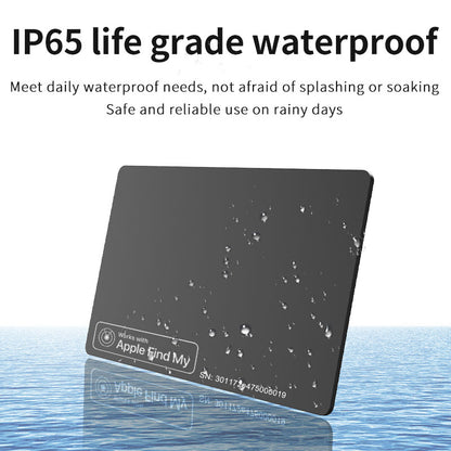 Tarjeta de seguimiento de carga inalámbrica, billetera, localizador GPS, minietiqueta inteligente para iPhone para dispositivos Apple, compatible con Find My Airtag 