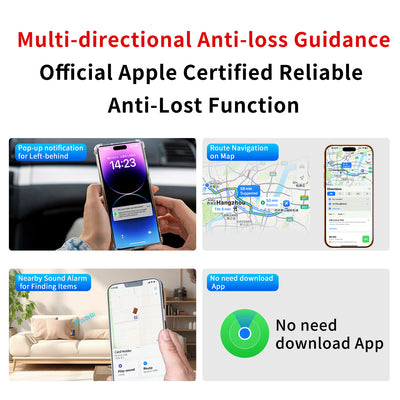 MagSafe Magnetic Wallet Card Holder with Apple Find My