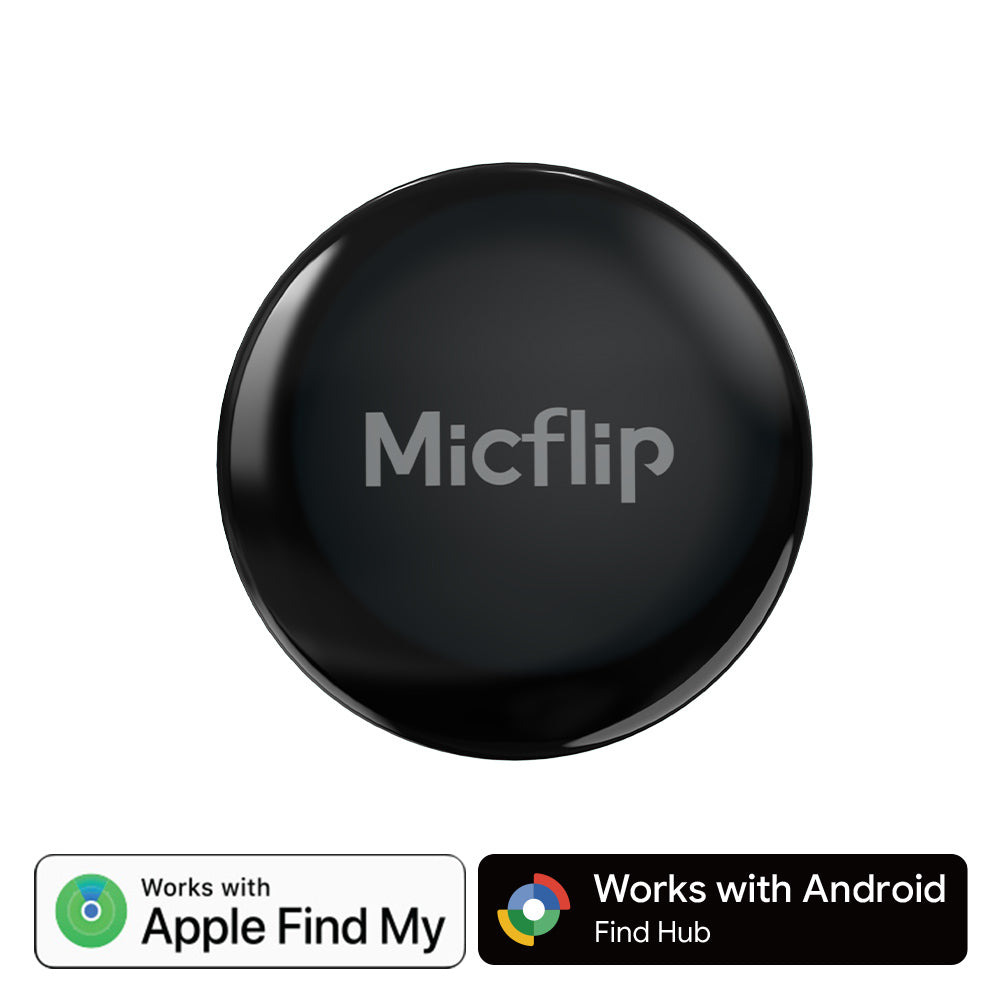 Mini rastreador GPS inteligente para iOS o Android. Etiqueta de seguimiento Bluetooth. Localizador de artículos que funciona con la aplicación Find My de iOS o Find Hub de Google. 