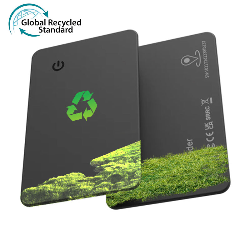 Rastreador de tarjetas de billetera con certificación Apple MFi, material plástico, resistencia al agua IP67