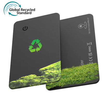 Rastreador de tarjetas de billetera con certificación Apple MFi, material plástico, resistencia al agua IP67