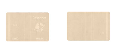 Smart Anti-Loss Travel Passport Holder - Apple Find My Certified, Global Positioning GPS Tracker Wallet