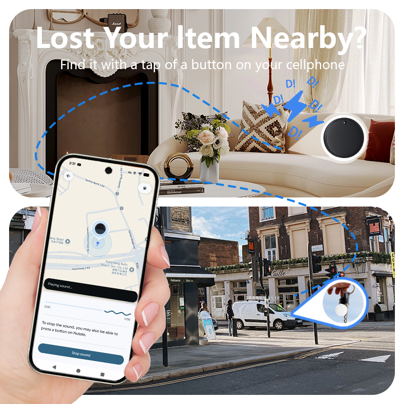 Smart GPS Tracker Mini Tag for Google Find My APP Anti Lost Reminder Device Android Locator Car Key Pet Kids Finder