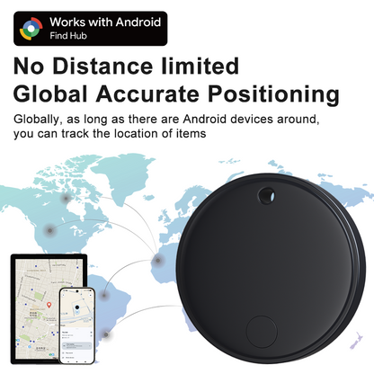 Smart GPS Tracker Mini Tag for Google Find My APP Anti Lost Reminder Device Android Locator Car Key Pet Kids Finder