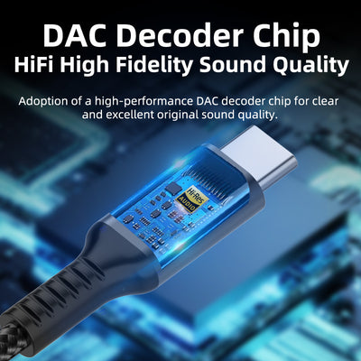 USB-C digital to 3.5 audio cable