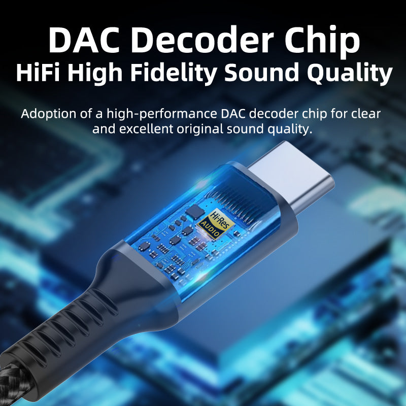 USB-C digital to 3.5 audio cable