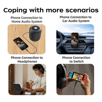 Cable de audio digital USB-C a 3.5 