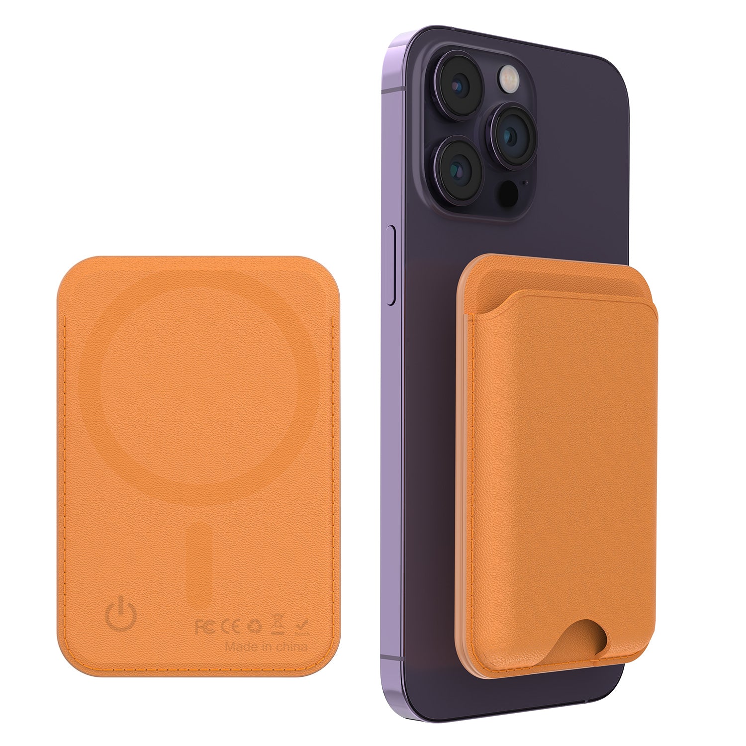 MagSafe Wallet with Apple Find My Support - Magnetic SIM Card Holder for iPhone 17/16/15/14/13/12 Series - Ultra-thin Leather 7-Card Slot Wallet,IP68 Water Resistant,GPS Support