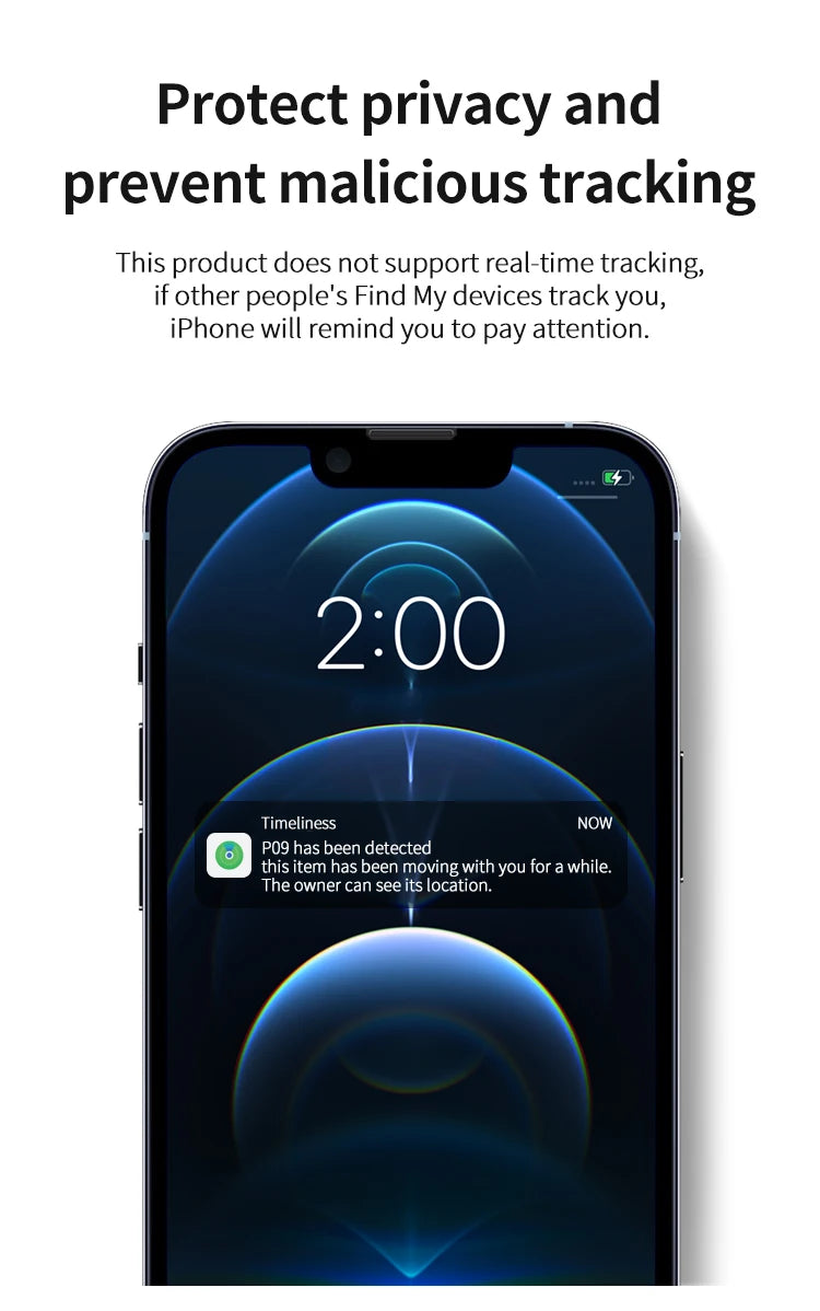 Localizador de ubicación GPS con certificación Apple MFi 