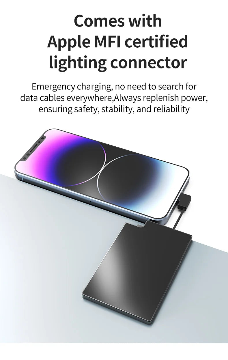 Certificación MFi Encuentra mi tipo de tarjeta Energía de emergencia Tarjeta de vidrio a prueba de explosiones 