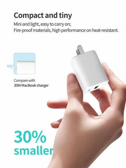 Fast Charge 3.0 USB Charger 30W QC USB Wall Charger US USB-C Power Adapter