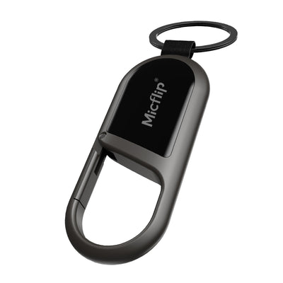 MicFlip Smart Anti-Loss Keychain Tracker -Supports Apple Find My 365-Day Long Battery Life Durable Composite Gold Material P16