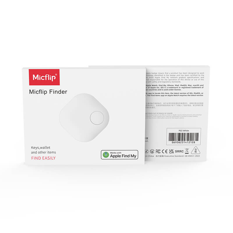 Rastreador inteligente de bajo consumo con certificación Apple MFi 