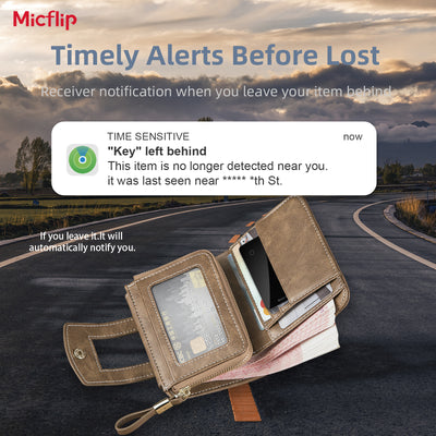 Ultra-Thin 0.08" Rechargeable Wallet Tracker - Glass Design, IP67 Waterproof & Universal