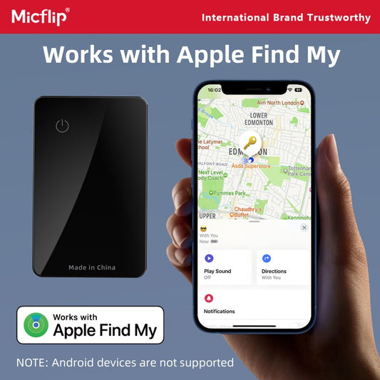 Rechargeable Bluetooth Wallet Tracking Card - 0.08-inch ultra-thin glass design, IP67 waterproof, 10-second tracking tag, suitable for wallets, passports, and luggage, compatible with Apple, Google, and Samsung phones, precise location tracking.